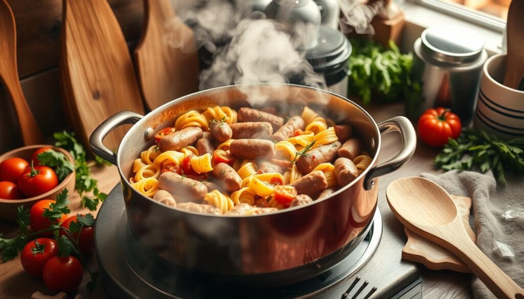 One-pot sausage and pasta recipes